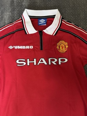 BECKHAM 7 “RETRO”Manchester United 98/99 Home Men Jersey - Size L