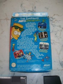   Nintendo THE SIMPSONS BART VS. THE SPACE MUTANTS Nes Pal IN BOX