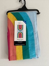 Mainstays Beach Towel measures 28 x 60 inches