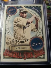2019 Topps Allen and Ginter Baseball Star Signs #BSS36 Jackie Robinson Brooklyn