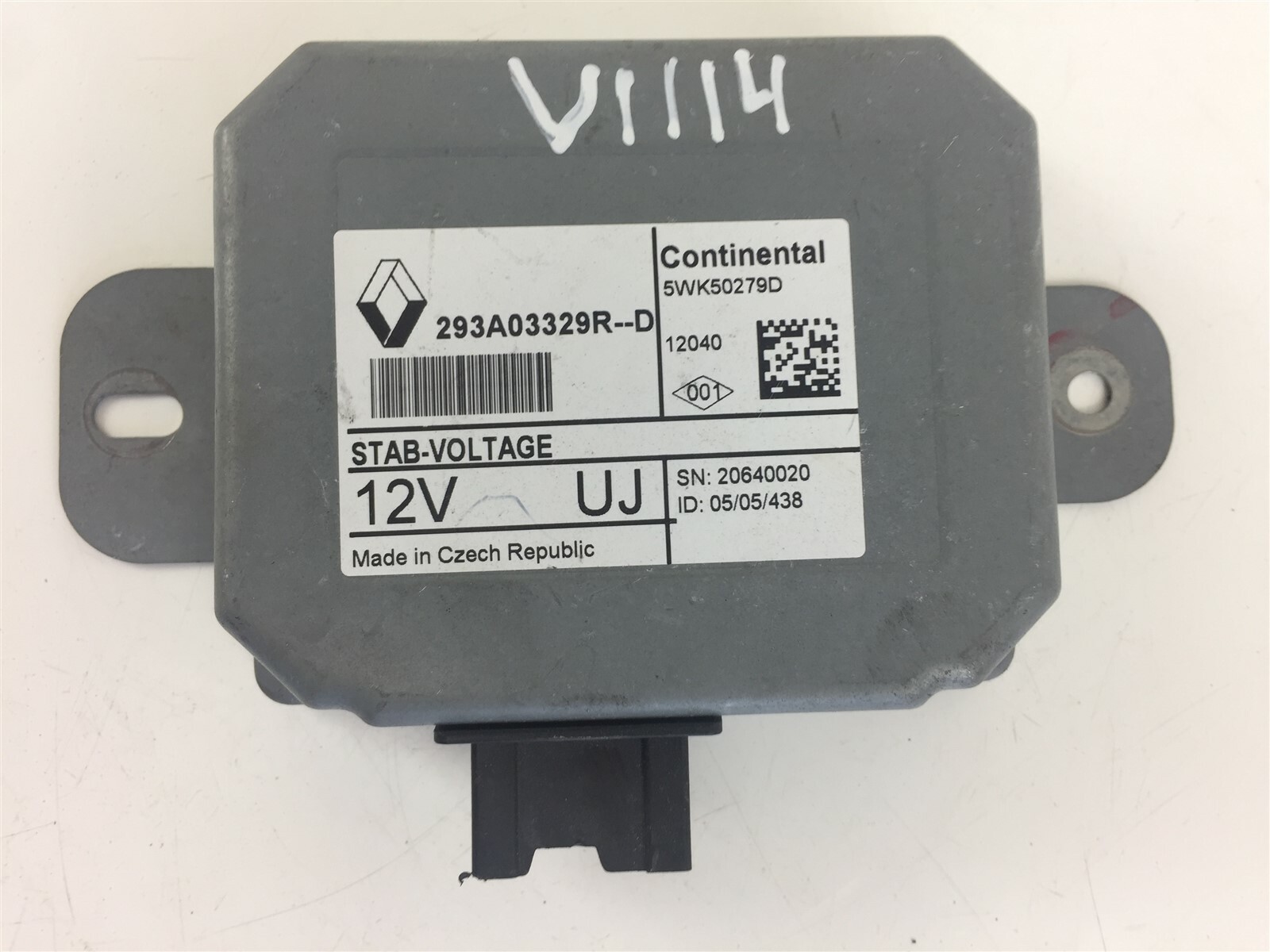 V1114 Renault ECU Control Module Unit 293A03329R for sale online 