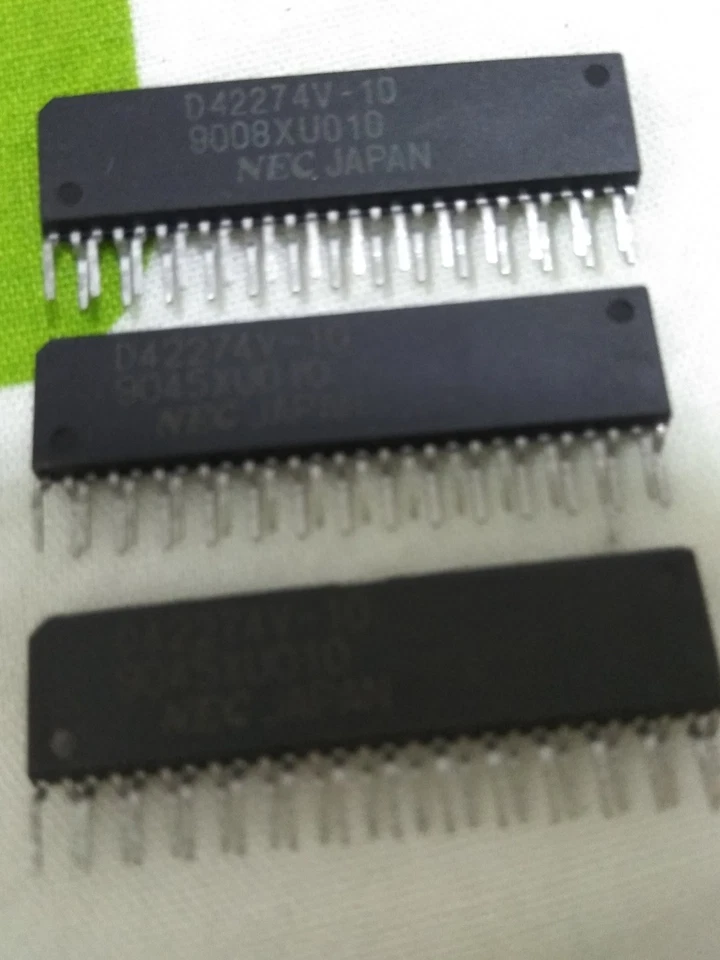 4x TC524256Z-10 TOSHIBA/NEC ZIP Package 1M CMOS multiport DRAM -512 wordsx4 bits - Image 3 of 4
