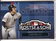 2018 Topps Update Series MLB Postseason Logo Patch Card Hideki Matsui #PSL-HM 