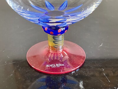 Kosta Boda Ken Done Signed Brandy Cognac Snifter Glass | eBay
