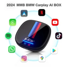 MMB 4GB 64GB Android 10 Wireless Carplay AI Video box for BMW Wireless Carplay 