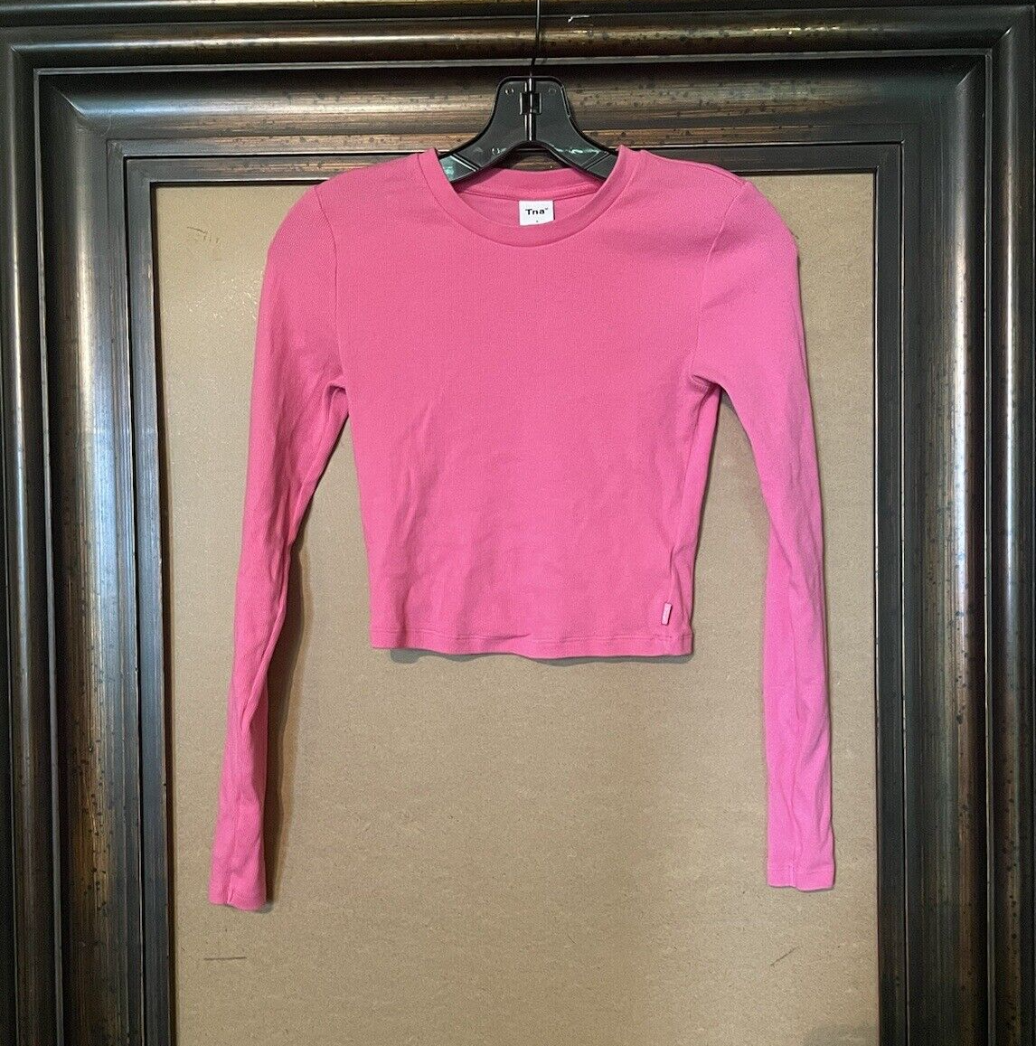 Aritzia Tna HomeStretch™ Crew Waist Longsleeve Stretch rib