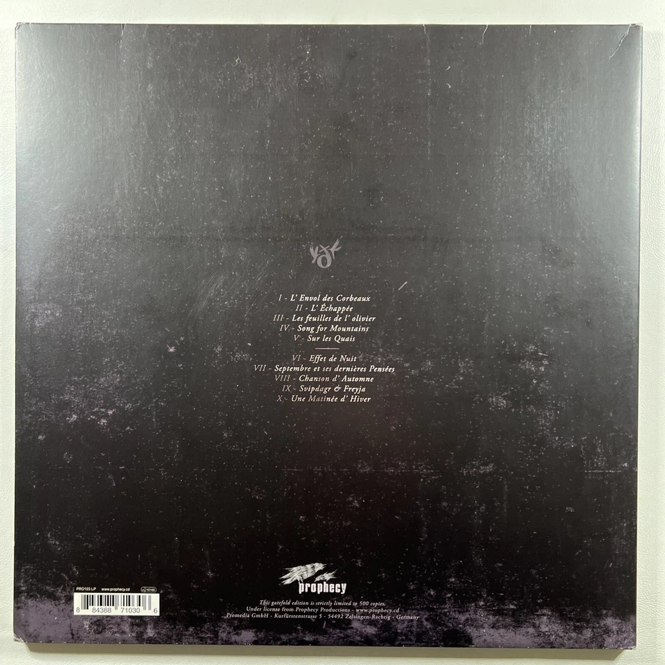 Les Discrets “Septembre Et Ses Dernières Pensées” LP/Prophecy (EX) Brown Germany - Image 2 of 4