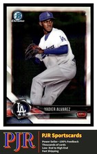 2018 Bowman Chrome #BCP22 Yadier Alvarez Dodgers  BUY 4 - 35% OFF