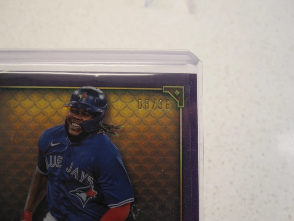2022 Topps Triple Threads Vladimir Guerrero Jr #SJR3-VGJ1 Amethyst 08/36 - Image 3 of 3