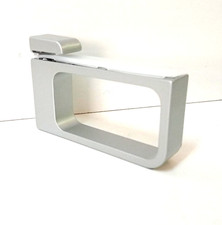 REGGIMENSOLA SUPPORTO BASE X VETRO LEGNO MM. 100 ALLUMINIO SPESSORE MM.4-30 PZ.2