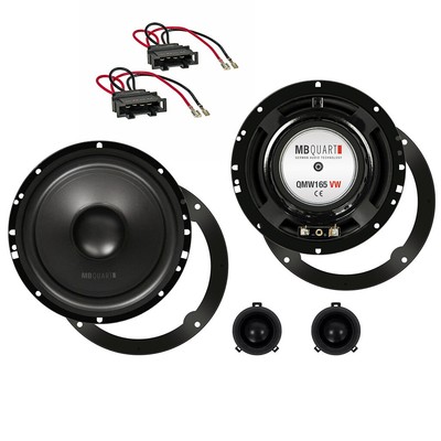 MB QUART QM Front/Heck Lautsprecher-Set Kompo für VW Passat (3B/3BG) B5 -96-05