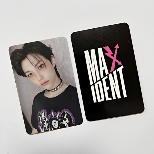 Stray Kids SKZ Felix MAXIDENT withfans Photocard PC Kpop Trading card w/case - Picture 1 of 1