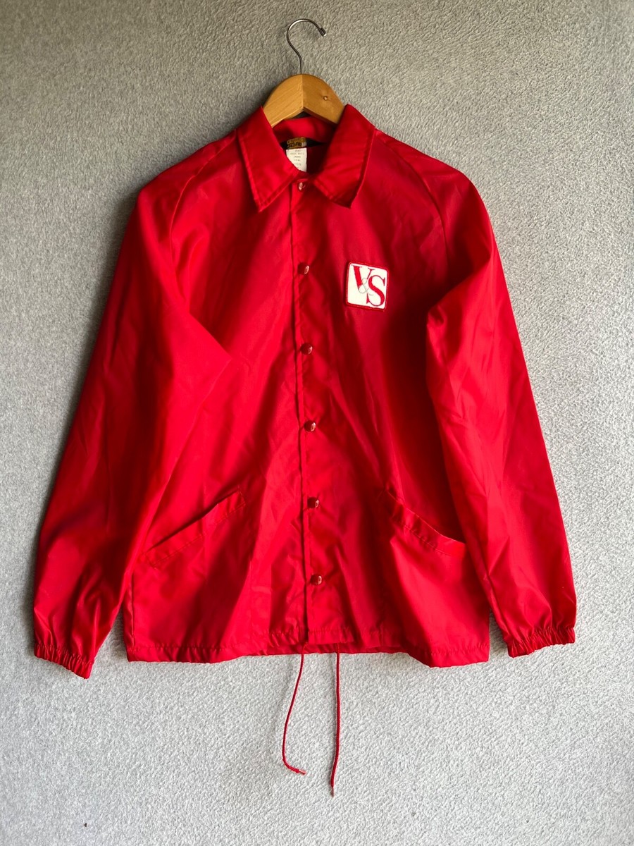 80-90s wagon（ワゴン）USA製　ヴィンテージ　スタッズ　ジャケット VTG Swingster World Of Wearables Jacket Mens XL Red Nylon V&S | eBay