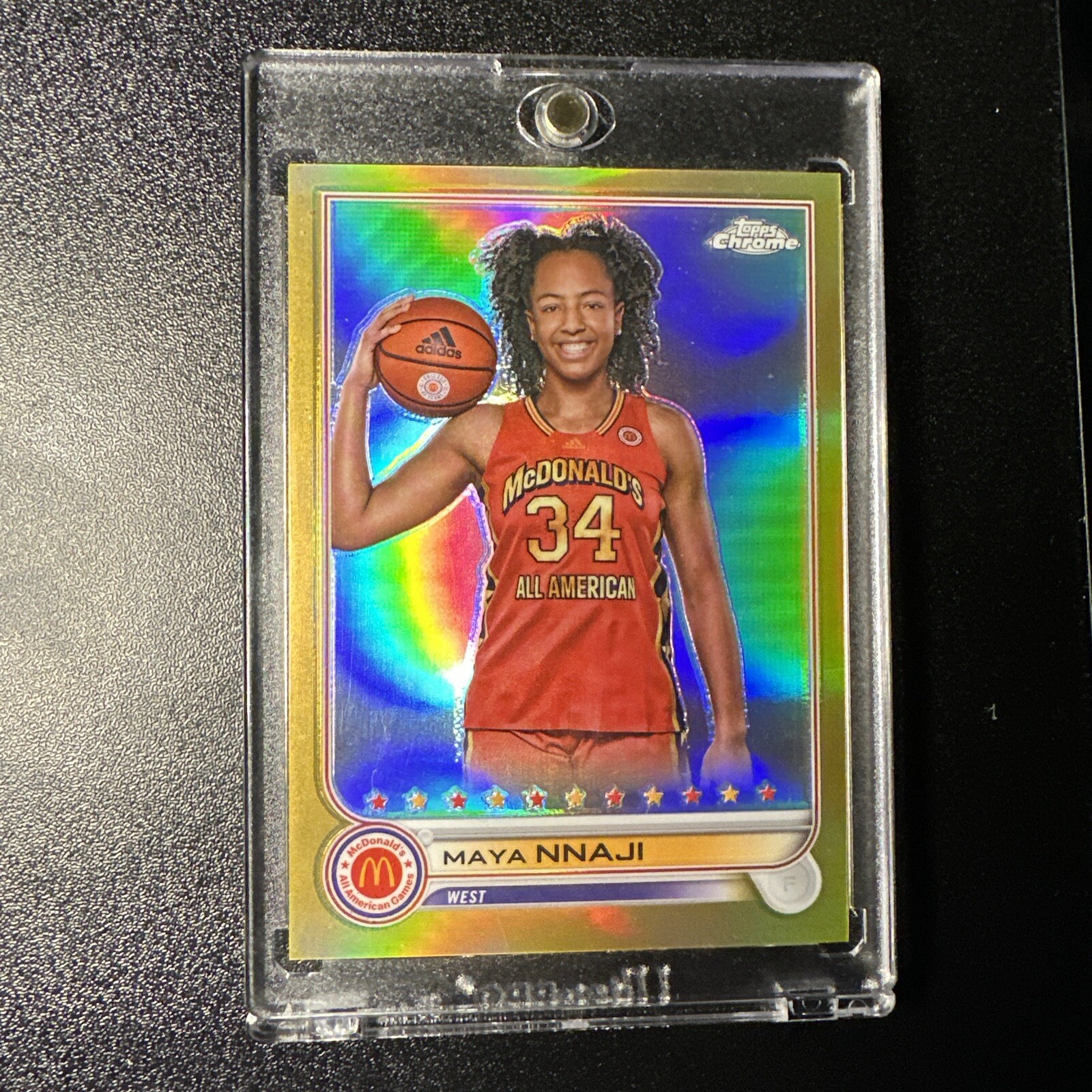 2022 Topps Chrome McDonald's All American - Maya Nnaji Gold Refractor /50!!!!!!
