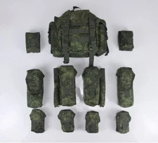 Molle 6B45 EMR Green Camouflage Tactical Accessory Storage Bag Mag Pouch Set