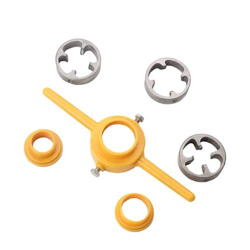 Pipe Threader Plumbing Tool Kit,Pipe Round Die Manual Hand Tool Threading - Picture 9 of 11
