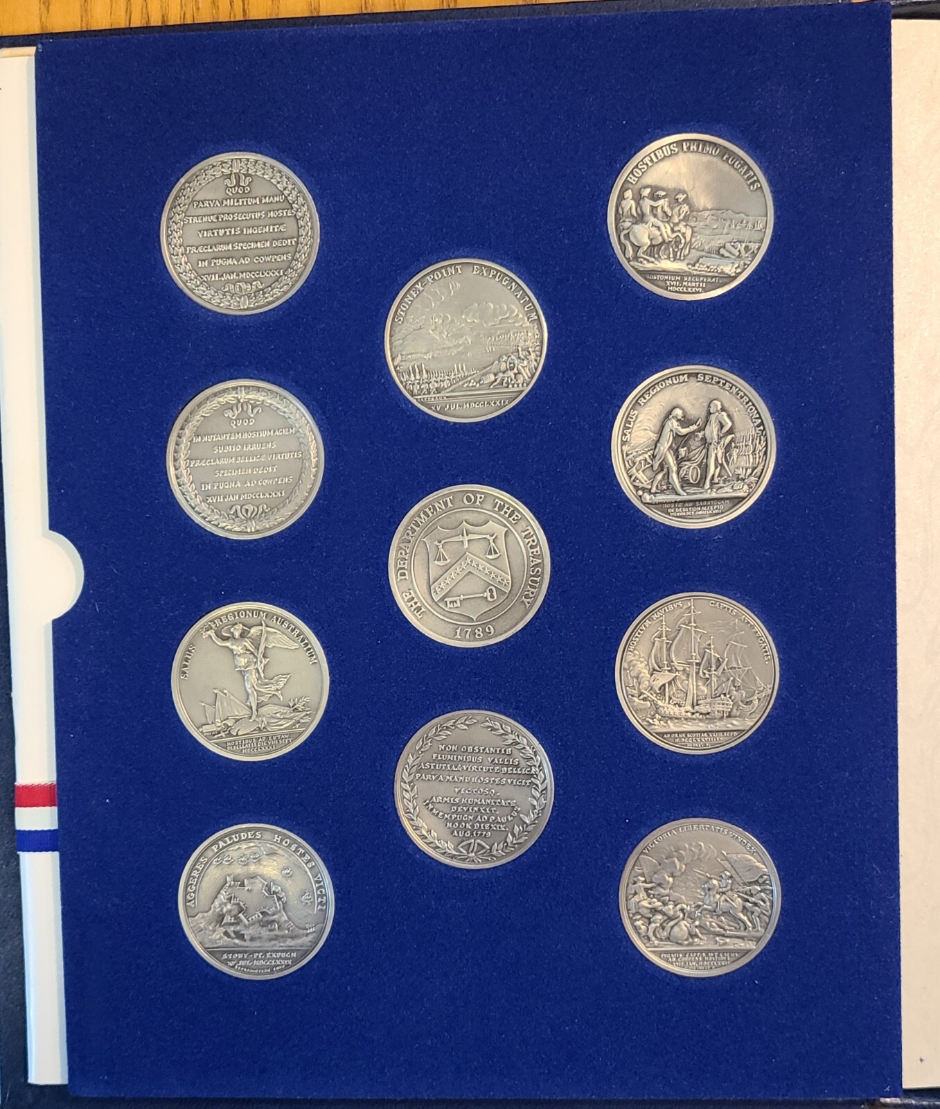 Americas First Medals Set 11 Pewter Medals the United States Mint Americas first medals set 11 pewter medals the united states mint