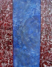 Modernist LARGE ABSTRACT PAINTING Expressionist MODERN Art AMBITION FOLTZ 