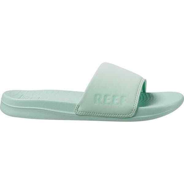 green reef flip flops