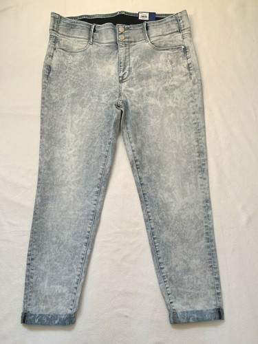 Cuffed Denim Jean Pants 16 