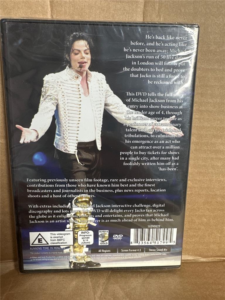 Michael Jackson - Never Surrender (DVD, 2009) NEW Sealed