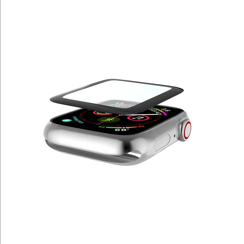 Cygnett Side Glue Apple Watch 6 SE 5 4 44mm Tempered Glass Screen