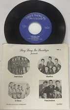They Sang In Brooklyn 45 EP Vol. 2 DEMOLYRS, MYSTICS, 5 DISCS, FASCINATORS Mint