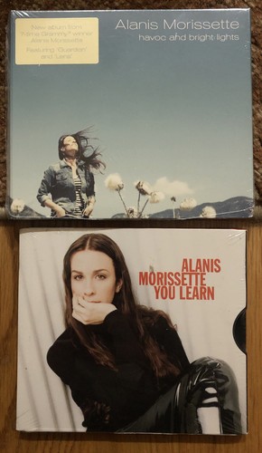 Alanis Morissette Havoc and Bright Lights, You Learn 2 Track Single & Interview - Picture 4 of 11