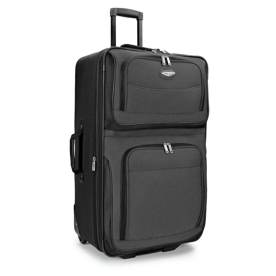 Travel Select Amsterdam extensible rodante a cuadros - grande 29 pulgadas, gris Foto 2 de 4