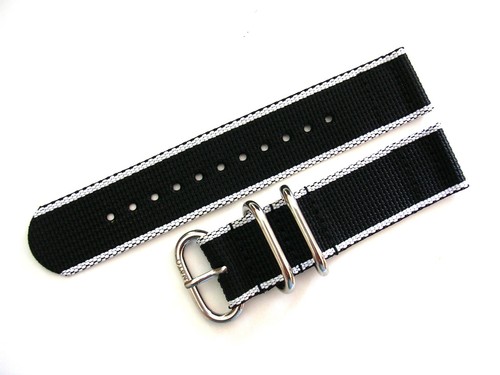 NATO ® EDGE™ 2pc Military strap Heavy Nylon UTC Sport Dive watch band IW SUISSE - Picture 19 of 21