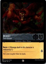 Beast - Thick-Skinned - 176/204 - Ursula's Return - Lorcana Cold Foil - NM
