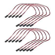 10-Pack 30cm 2-Pin Female to Female Breadboard Jumper Wire Ribbon Cable