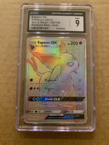 Espeon-GX graded CGC 9 for sale on eBay