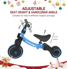 5 in 1 Tricycle for Kids Age 2-5 Toddler Bike with Adjustable Seat Red