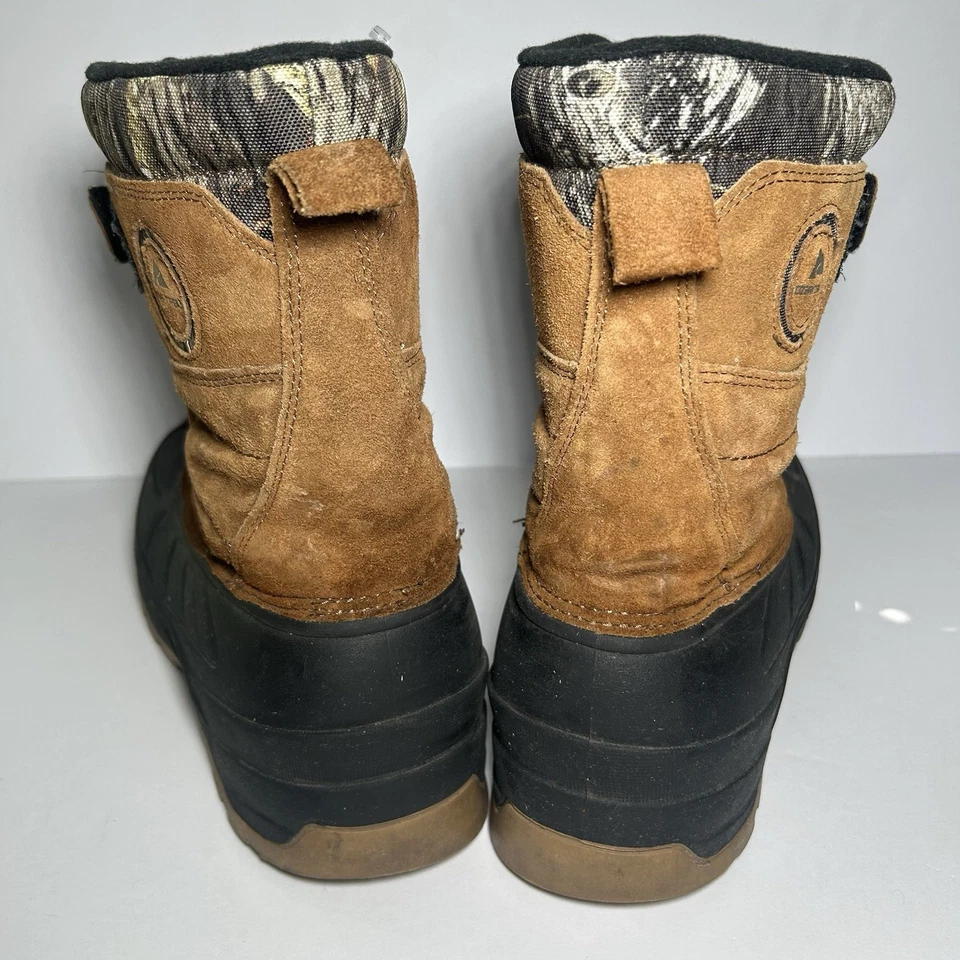 Ozark Trail Paquete de Invierno Botas Thinsulate Marrón y Camuflaje Para Hombre EE. UU. Talla 12 Foto 4 de 4