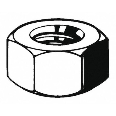 Zoro Select M01120.400.0150 Hex Nut, M40-1.50, Steel, Class 8, Black Oxide, 31