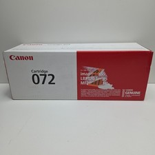 NEW GENUINE - CANON 072 BLACK TONER CARTRIDGE - SEALED UGLY BOX