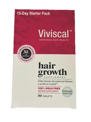 Viviscal womens hair growth supplements 30 Tablets EXP 9/28