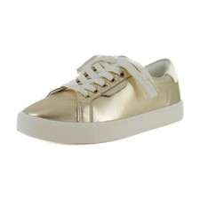 Sam Edelman Ethyl Women's Fashion Sneakers Gold Leather Size 5 M