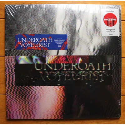 UNDEROATH VOYEURIST [NEW LP] TARGET EXCLUSIVE RED SMOKE VINYL + SLIP MAT