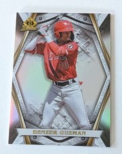 2022 Bowman Chrome Baseball Invicta #BI-17 Denzer Guzman RC Los Angeles Angels