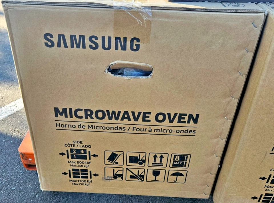 Samsung 1,7 cúbicos Microondas de convección WiFi negro de acero inoxidable Foto 3 de 4