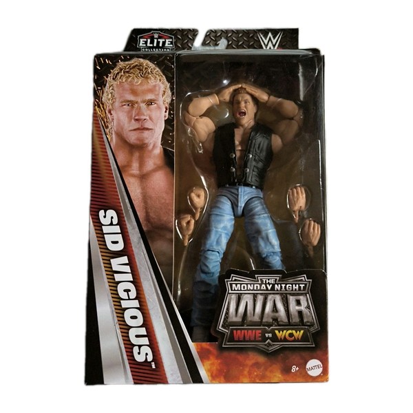 Mattel Wwe Elite Monday Night War Wave Nr.10 Sid Vicious (Sid Justice) Neu/ Ovp-image