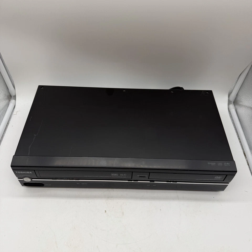 Toshiba SD-V296 DVD/VCR Combo Unit VHS Player Recorder w/ Remote - Tested Works - Image 2 of 4