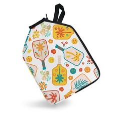 Tropical Floral Pickleball Paddle Cover, Cute Pickleball Case with Palm Tree ...