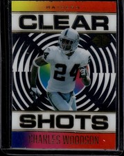 2021 Panini Illusions Clear Shots #CS-13 Charles Woodson Oakland Raiders