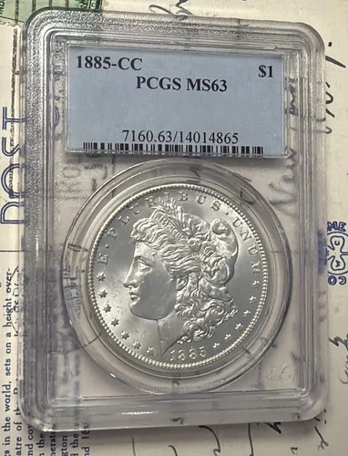 PCGS 1885-CC MS63 Morgan Dollar 🇺🇸