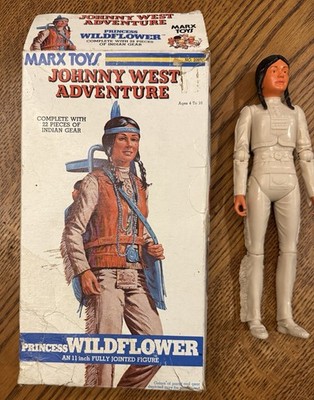 Vintage Marx Johnny West Adventure JWA Princess Wildflower +Box