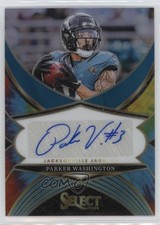 2024 Panini Select Signatures Tie-Dye Prizm 16/25 Parker Washington Auto 8mm