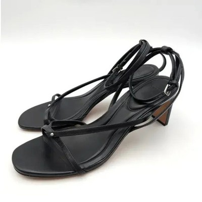 Vince Marilyn Ankle Strap Heel Sandals | Black | Size 9.5 M | NEW